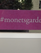 Hashtag for the Monet Garden Exhibit at The NY Botanical Garden